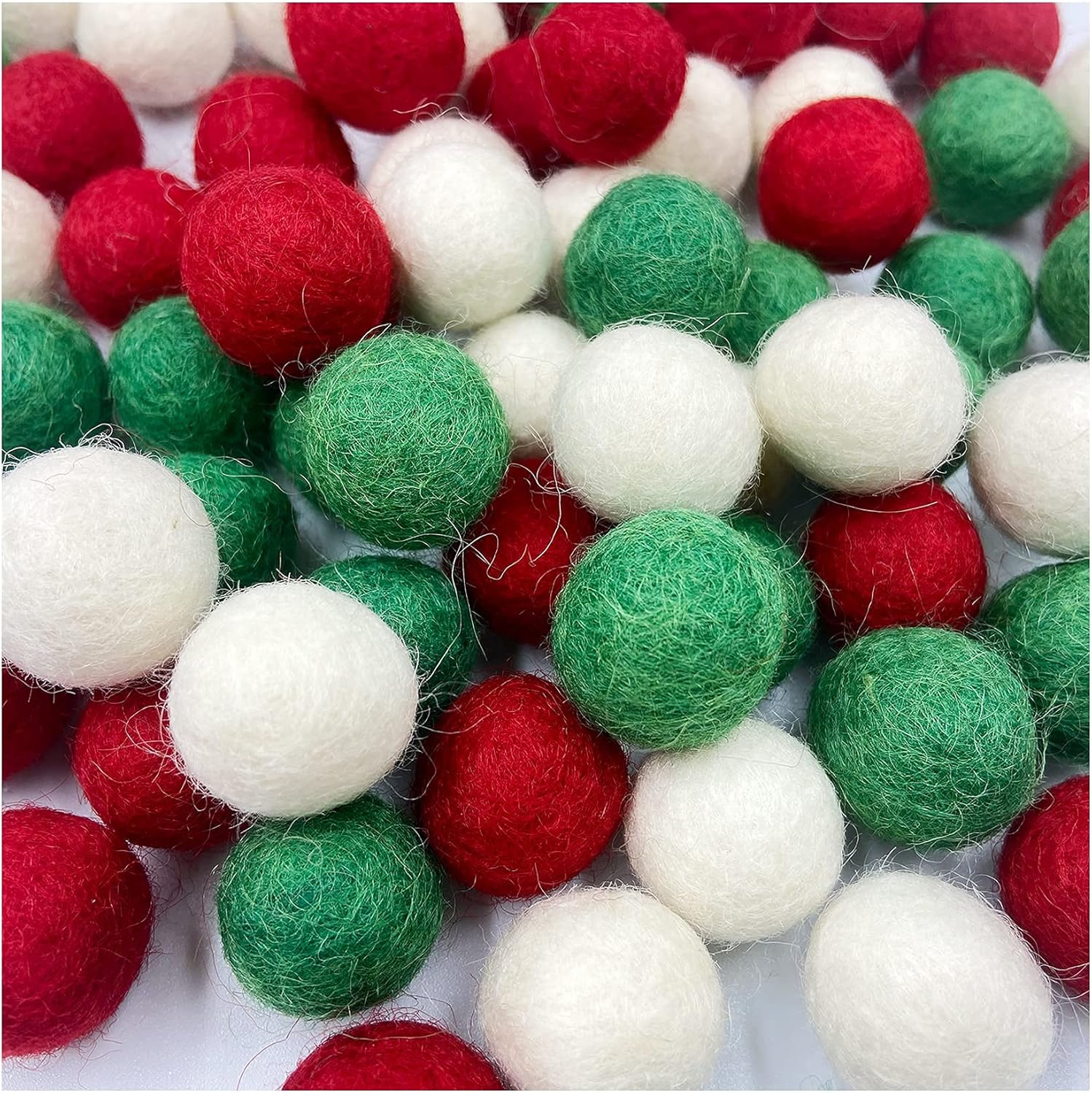 Felt Pom Pom Balls 2Cm 80Pc Wool Bunting Home Decor DIY Custom Felt Ball Party Garland