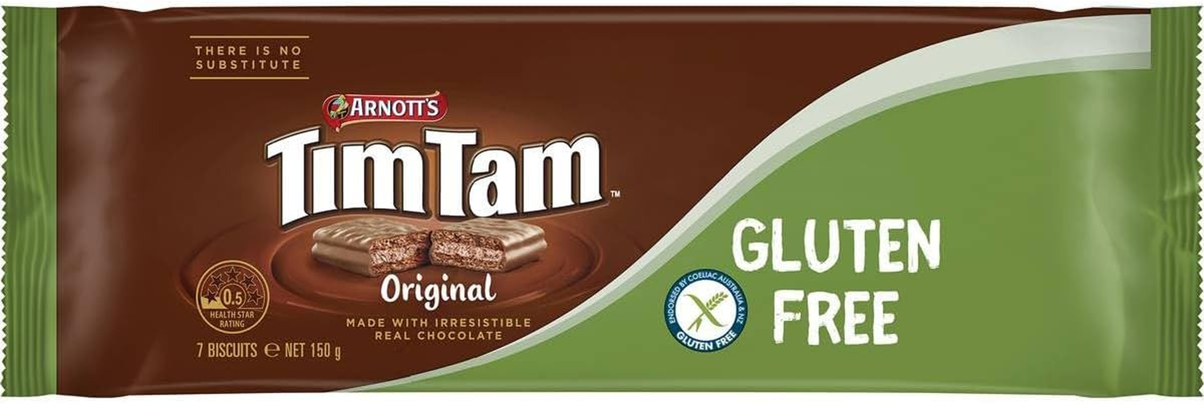 Arnott'S Tim Tam Gluten Free Original Real Chocolate Biscuits 150 G image number 3