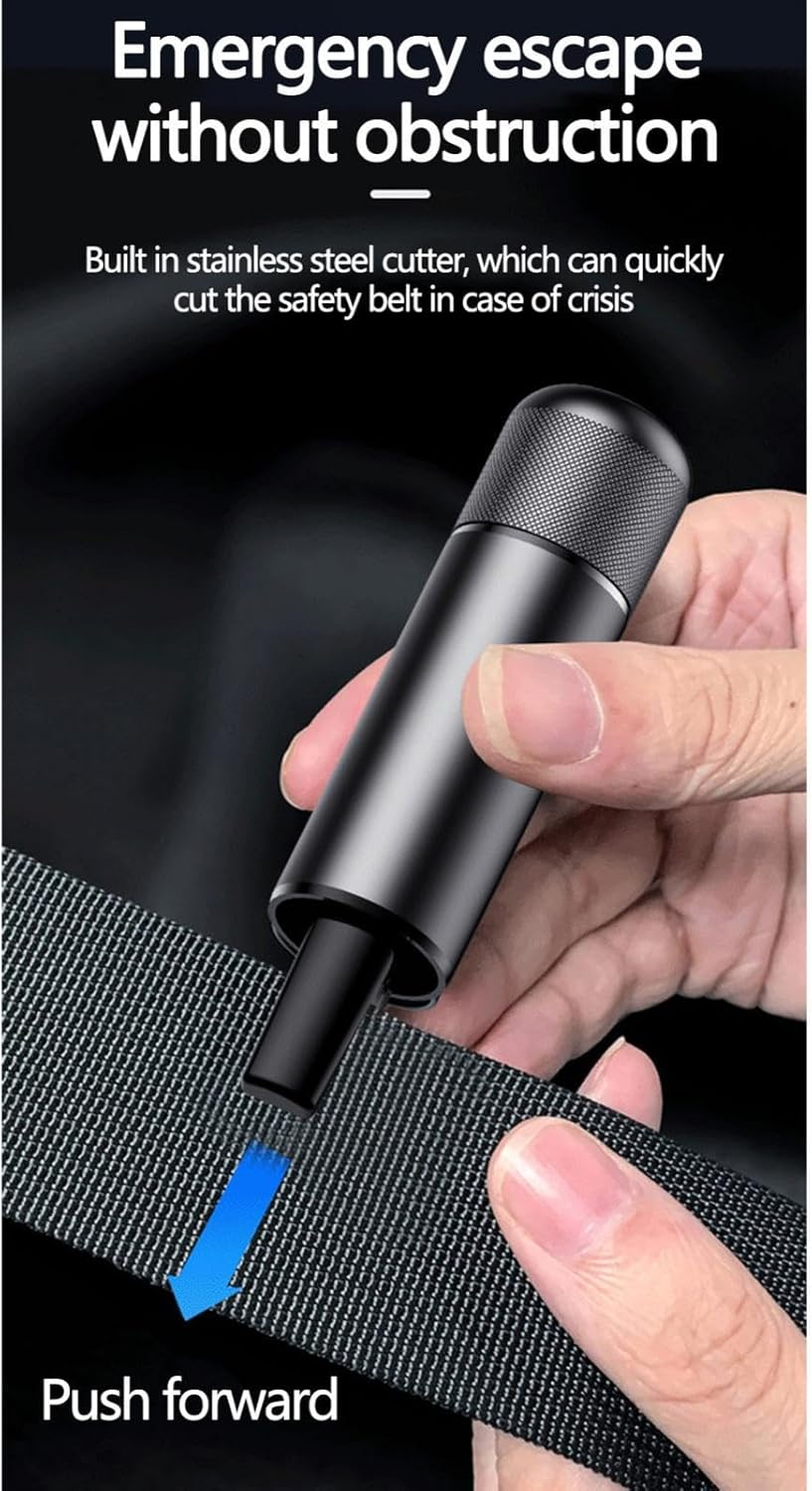 Safehammer Glass Breaker, Car Safety Hammer, Safe Hammer Glass Breaker, Car Emergency 2-In-1 Window Breaker & Seat Belt Cutter, Vehicle Escape Tool, Automotive Interior Safety Products (2Pc-Red) image number 3