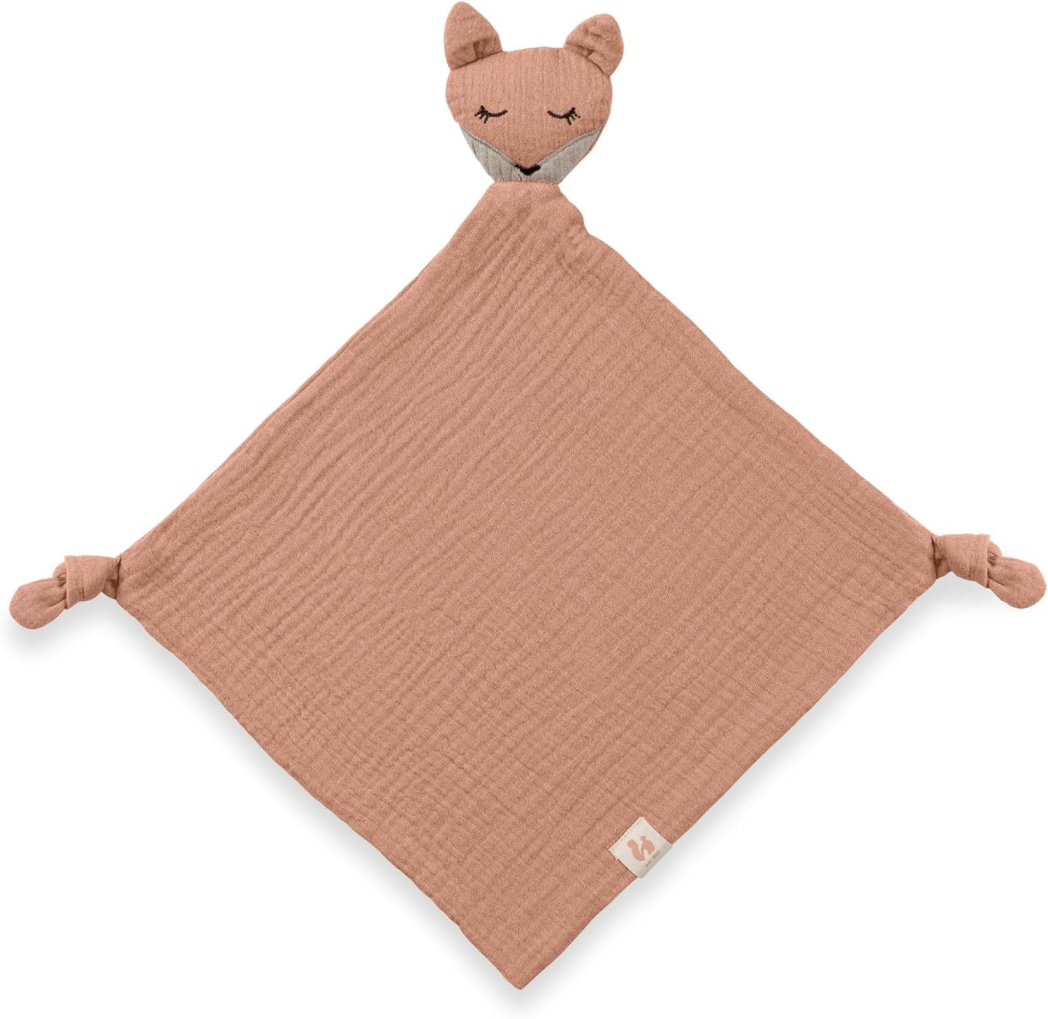 Hauck Cuddle N Play Baby Cuddle Blanket, Muslin Cotton Comforter Boy Girl, Cuddly Toy and Comforter Cuddly Toy Washable at 60&deg;C, 25 X 25 Cm (Zebra Sage)