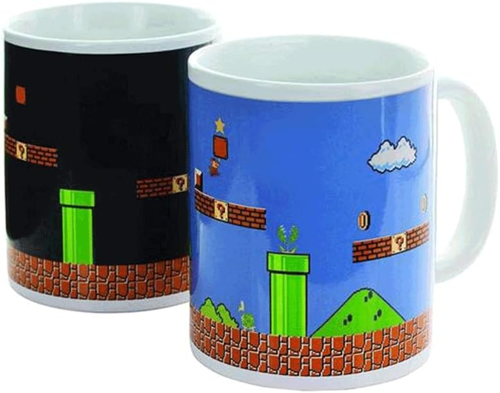 Paladone Super Mario Brothers Heat Changing Ceramic Coffee Mug - Collectors Edition image number 1