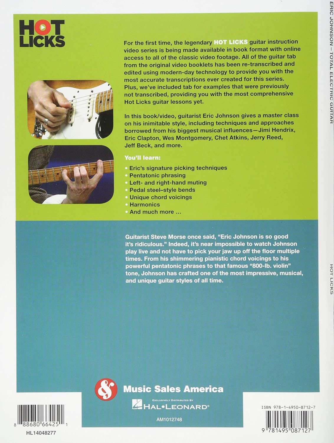 Eric Johnson - Total Electric Guitar: from the Classic Hot Licks Video Series image number 3