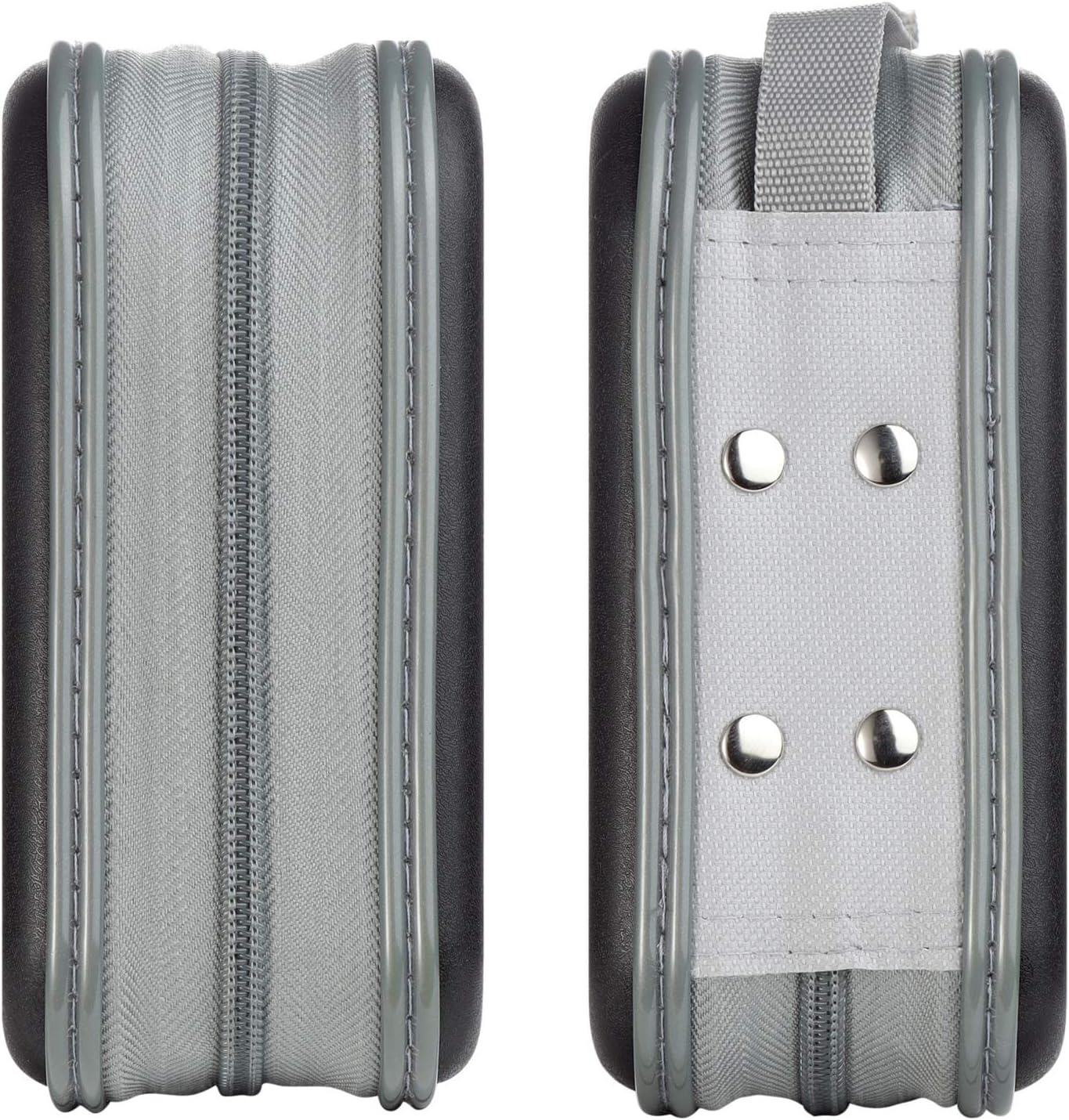 CD Case, DVD CD Wallet Holder Organizer for Car 48 Capacity Hard Plastic Portable Travel DVD Case Protective Zipper CD Case Holder Car Storage Wallet Bag (48 Capacity, Black)