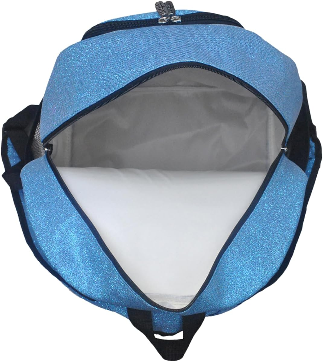 NGIL Glitter Canvas School Backpack for Cheer and Dance Teams, Sports Sparkle Backpack for Girls - Glitter-Green image number 3