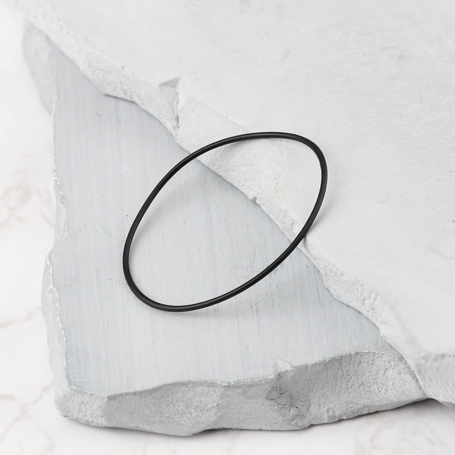 10 Pcs Drain Pipe Bend Joint Sealing O-Ring Nitrile Rubber 42X40X1Mm Fit for 1 1/2 Inch / 40Mm Joints