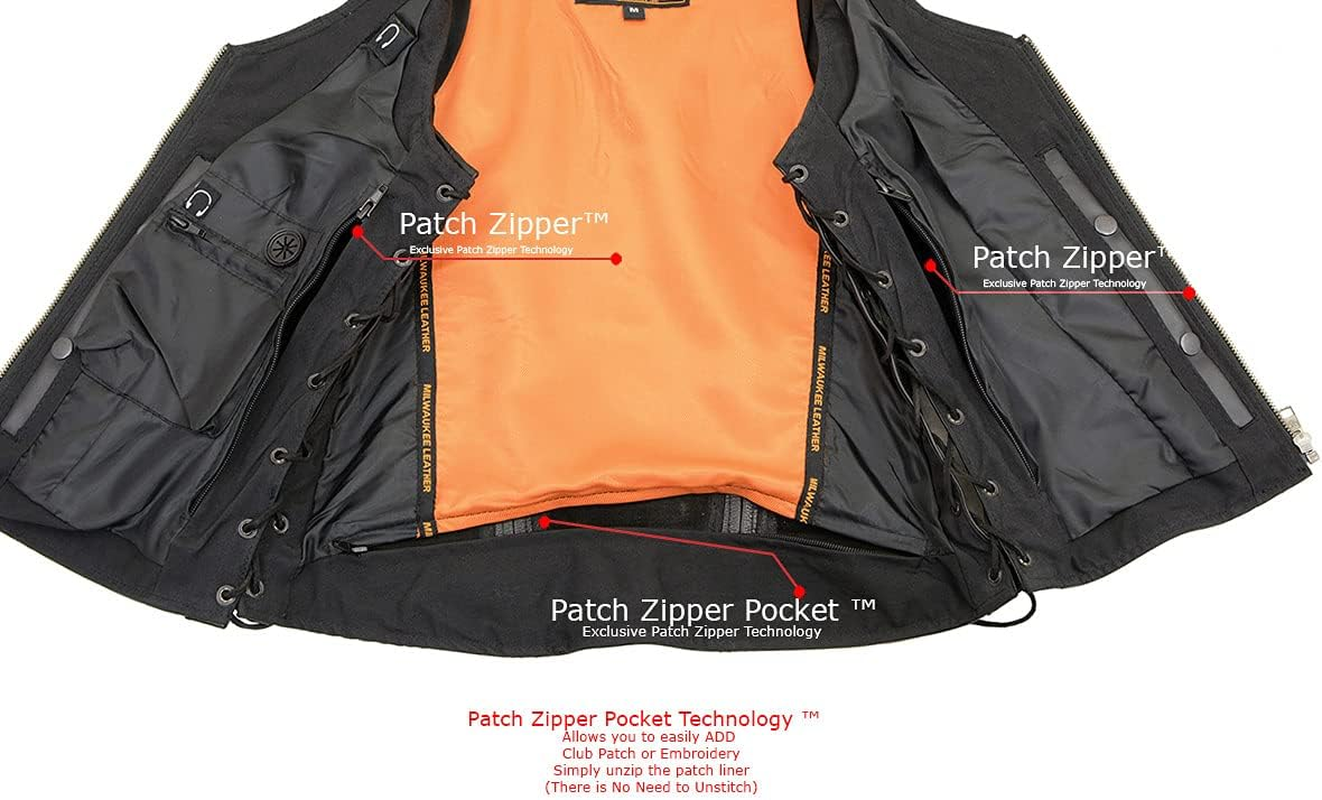 Milwaukee Women'S Side Lace Vest with Stitch Detailing (Black, Large) image number 4