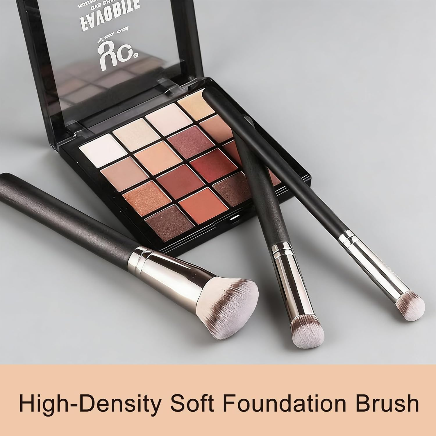 3Pcs Foundation Concealer Brush Slanted Foundation Brush for Liquid Makeup Angled Cream Foundation and under Eye Concealer Brush Set for Blending Cream Powder Buffing Stippling Face Makeup