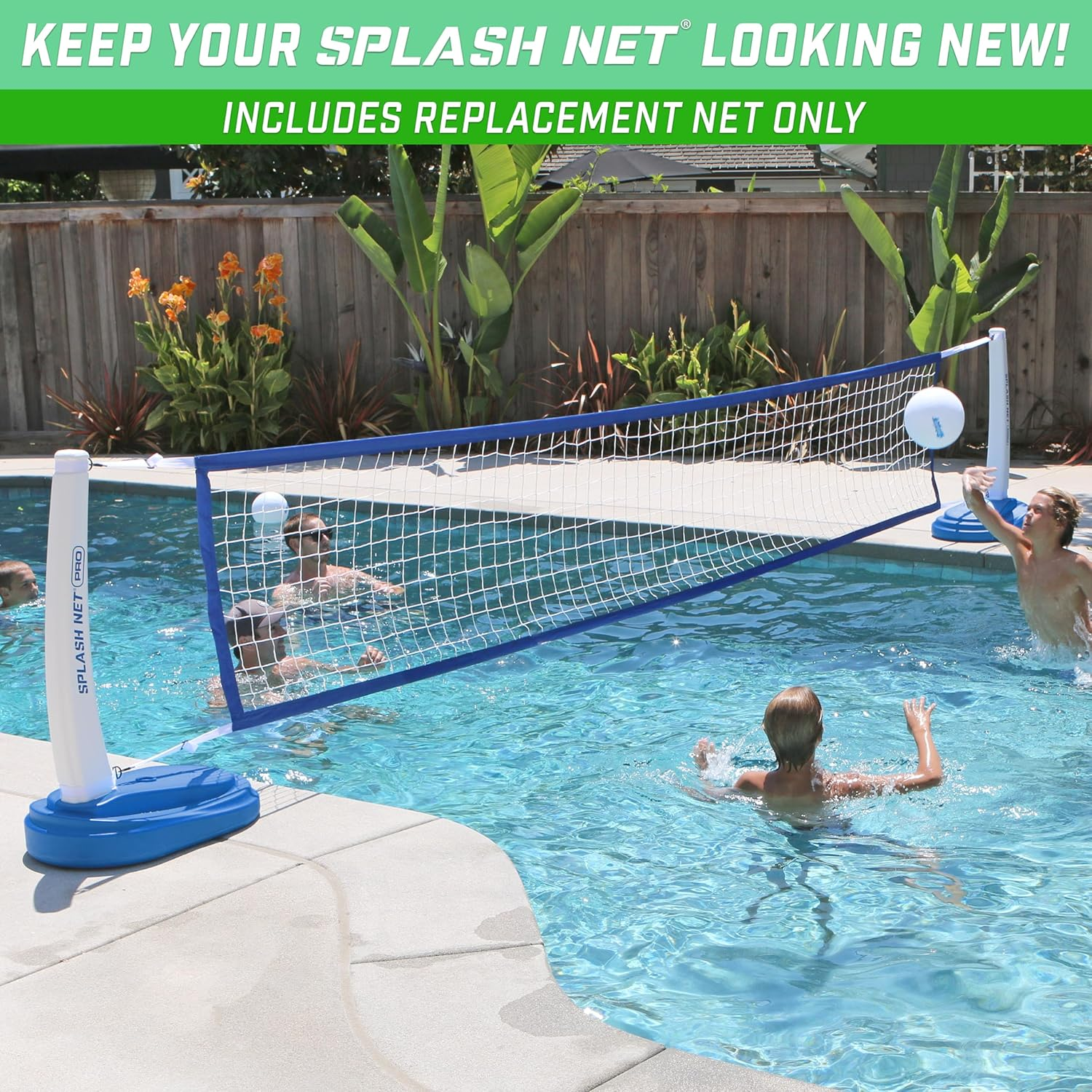 Replacement Pool Volleyball Net for Gosports Splash Net PRO or MAX Games image number 1