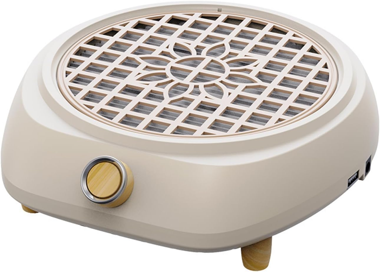 Bouzaak round Nail Dust Collector Compact Nail Dust Fan for Home Salon Use image number 6