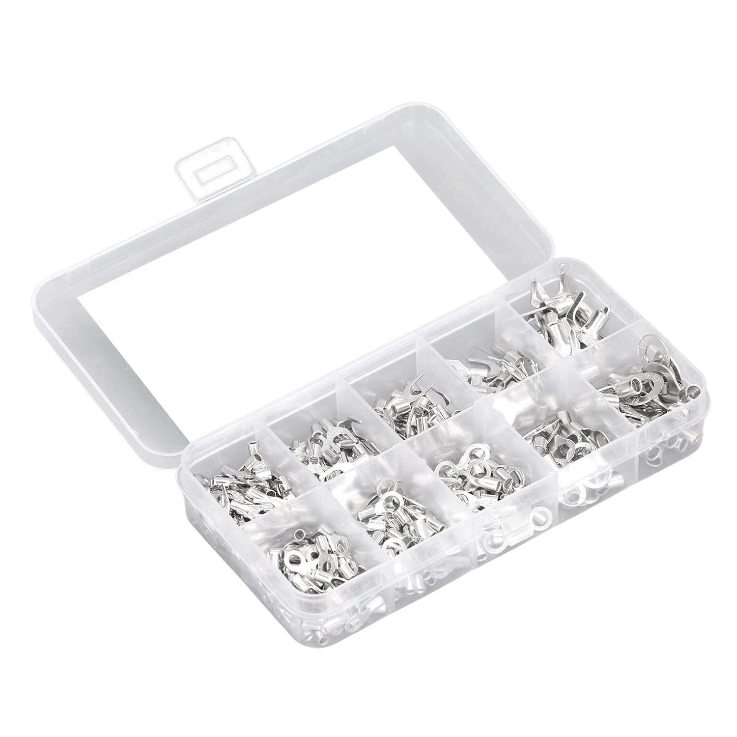 Heavy Duty Copper Fork Terminal Kit, Tinned Wide Ferrule Design for Household Appliances, Automobiles, Cabinets image number 5