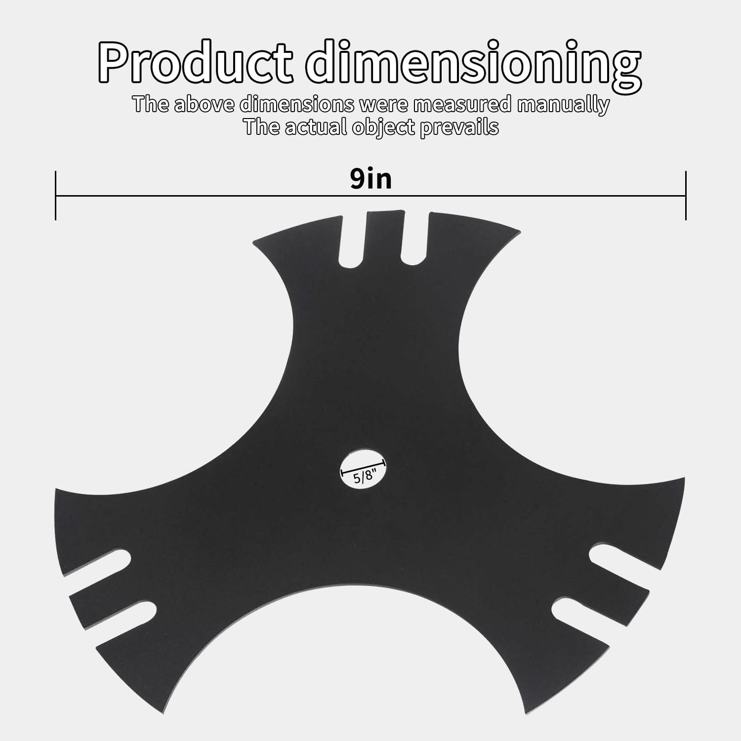 (9" X 5/8") 781-0748-0637 781-0748 Tri-Star Trencher Replacement Blade, Compatible with MTD 781-0748 981-0748 40-009 490-105-M017 for Troy-Bilt TB554, TEB515 (3 Pack) image number 2