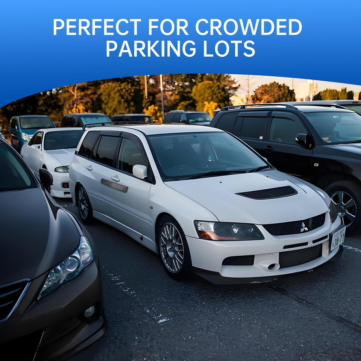 Magnetic Car Door Dent Protector for Non-Aluminum Door Frame Removable Soft Cushion Vinyl Carbon Fiber Embossed Prevent Scratches and Dent Damage (Black) image number 3