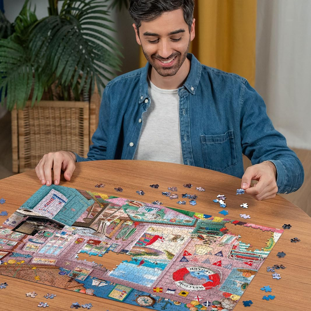 Ravensburger My Haven No 7 the Beach Hut Jigsaw Puzzle (1000 Pieces)