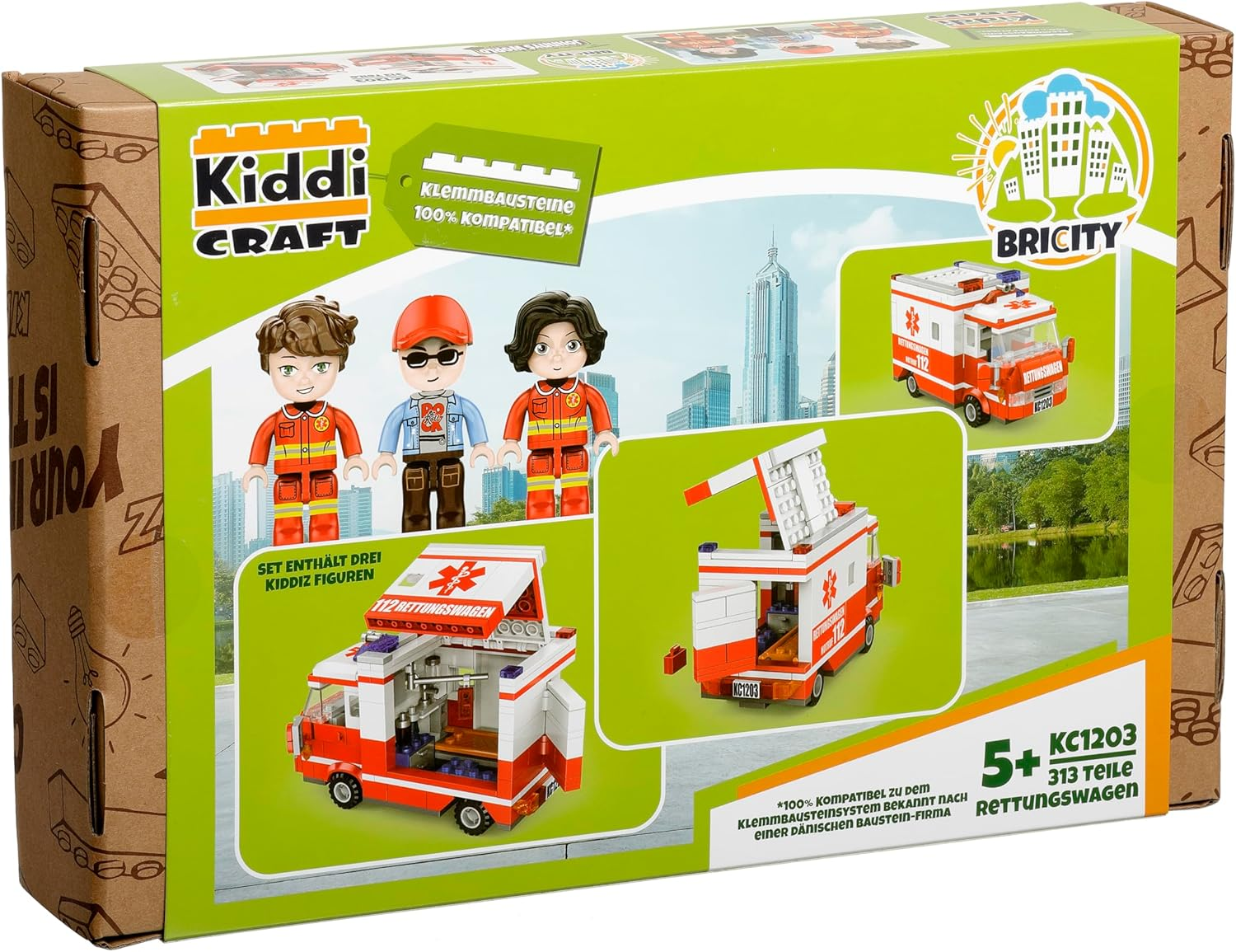 Kiddicraft KC1203 Ambulance - Clamping Blocks