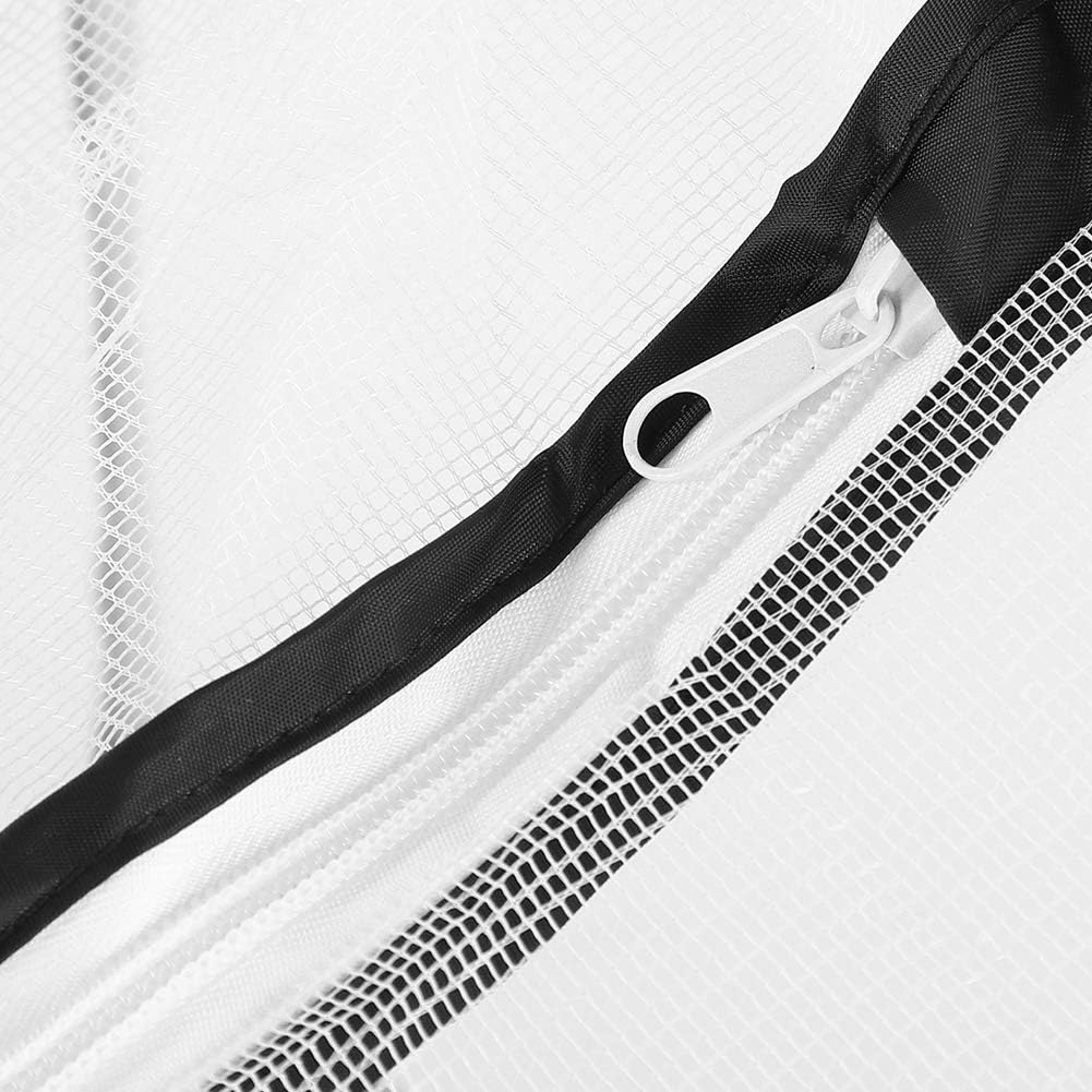 Portable Coop, Small Animals Playpen, Foldable Chicken Coop with Breathable Transparent Mesh Walls, Portable Pet Cage Tent for Puppy Rabbits Outdoor Yard (Black) image number 1