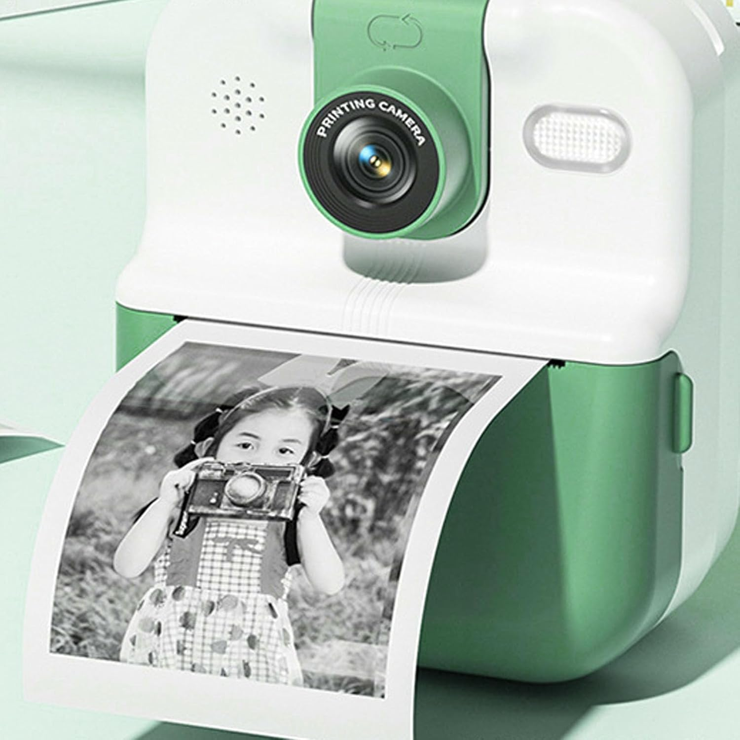 Instant Print Camera, 48M 1080P Wifi Digital Camera with Printer Support Video Music Playback Game, 180&deg; Rotating Lens, Thermal Printer Camera with Various Filters and Stickers - -2214240140312 image number 2