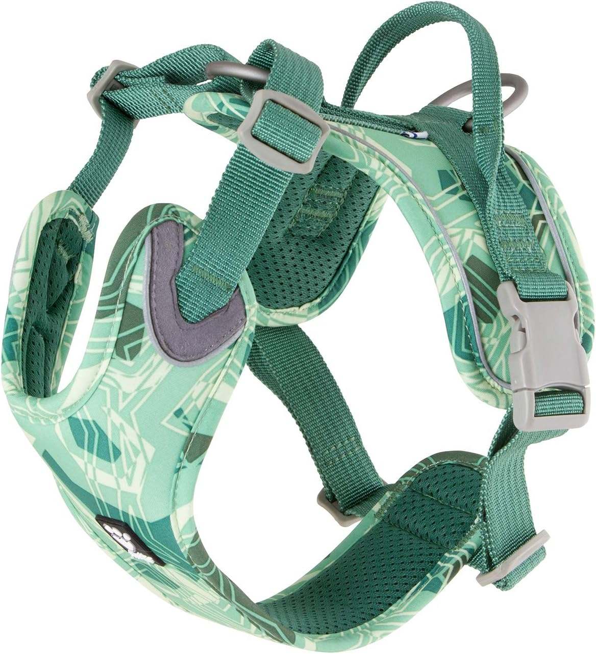 Hurtta Weekend Warrior ECO Dog Harness , Hedge, 16-18 In image number 3