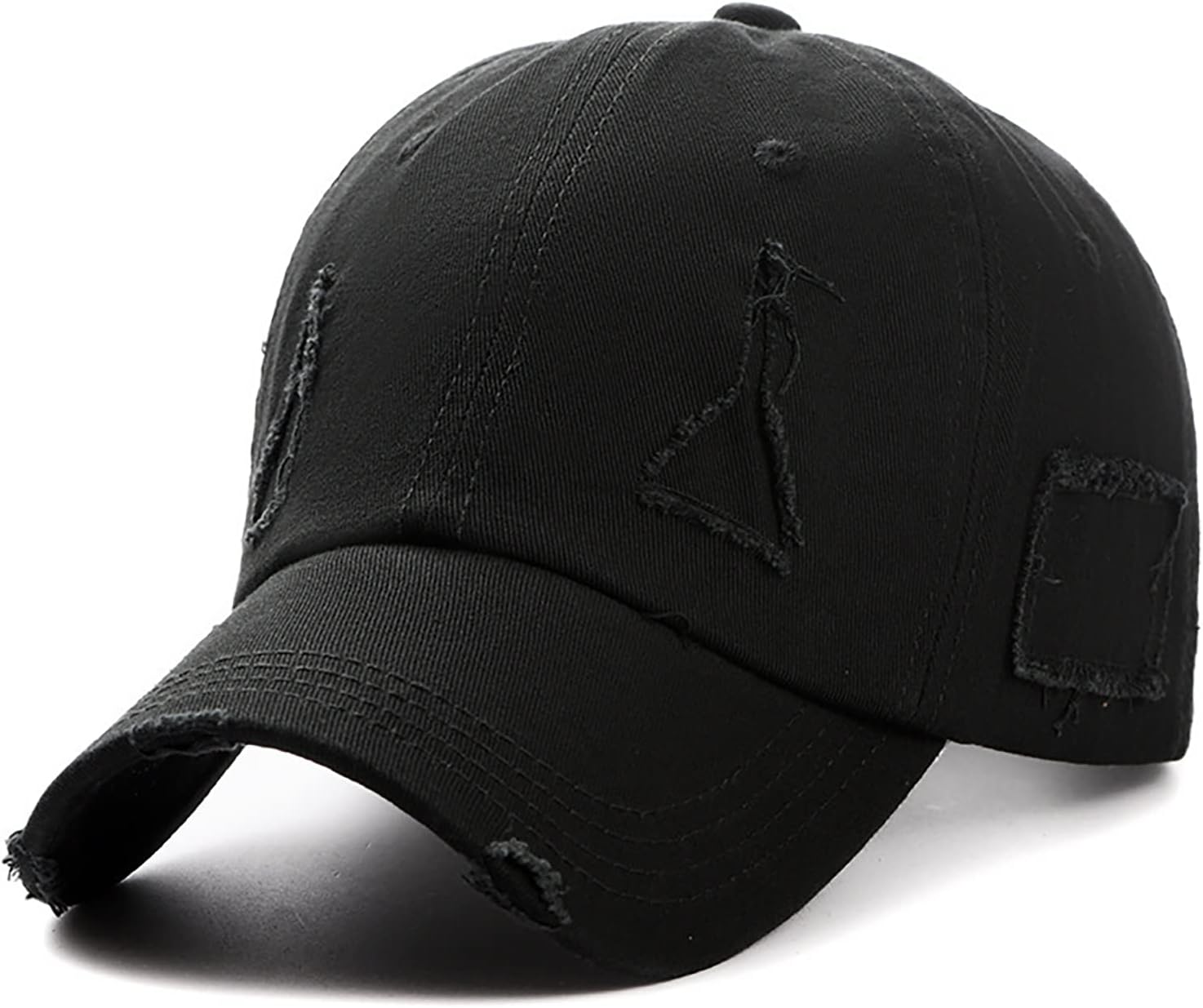 XYIYI Vintage Washed Distressed Baseball Cap Adjustable Cotton Dad Hat for Women Men