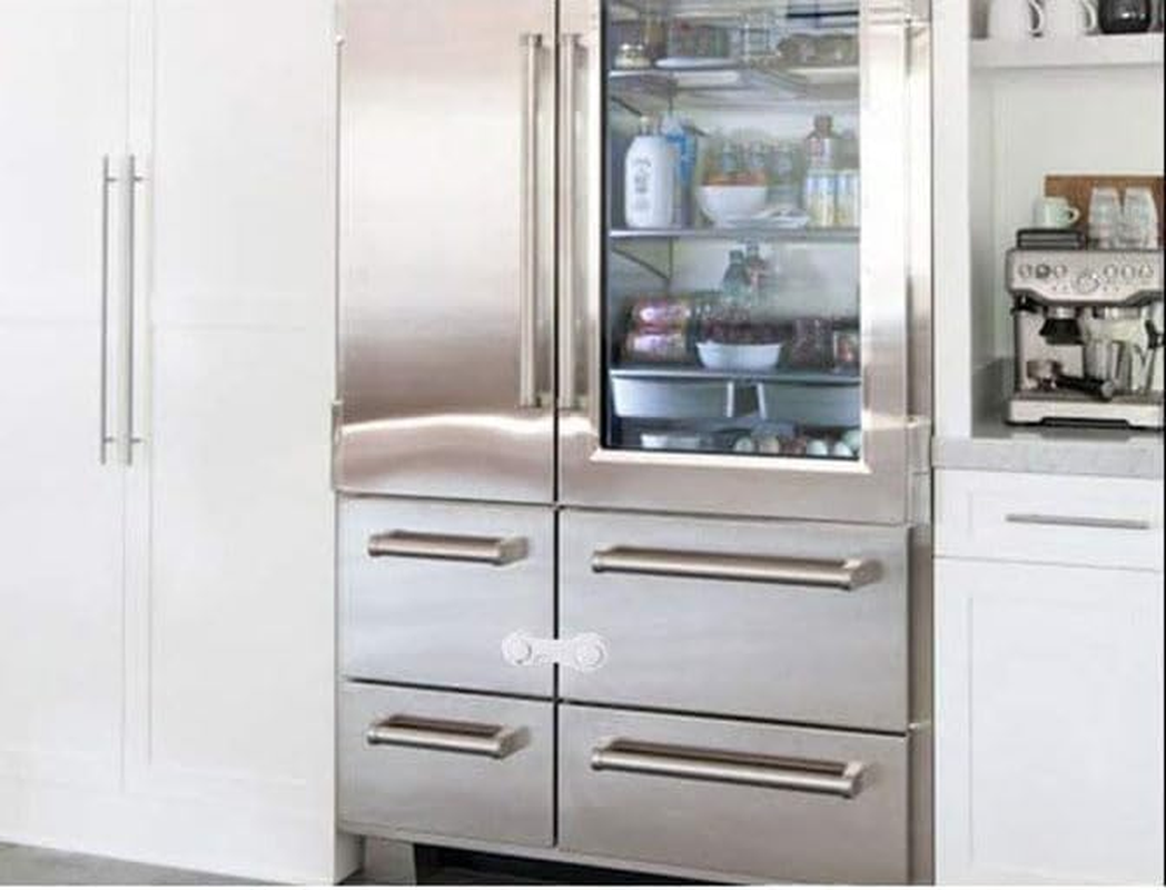 WADY 14 Pack Cabinet Locks for Babies, Child Proof Cabinet Locks, Child Safety Locks Drawer Locks Baby Proofing Baby Cabinet Safety Latches Kitchen System with Strong Adhesive Tape (White)