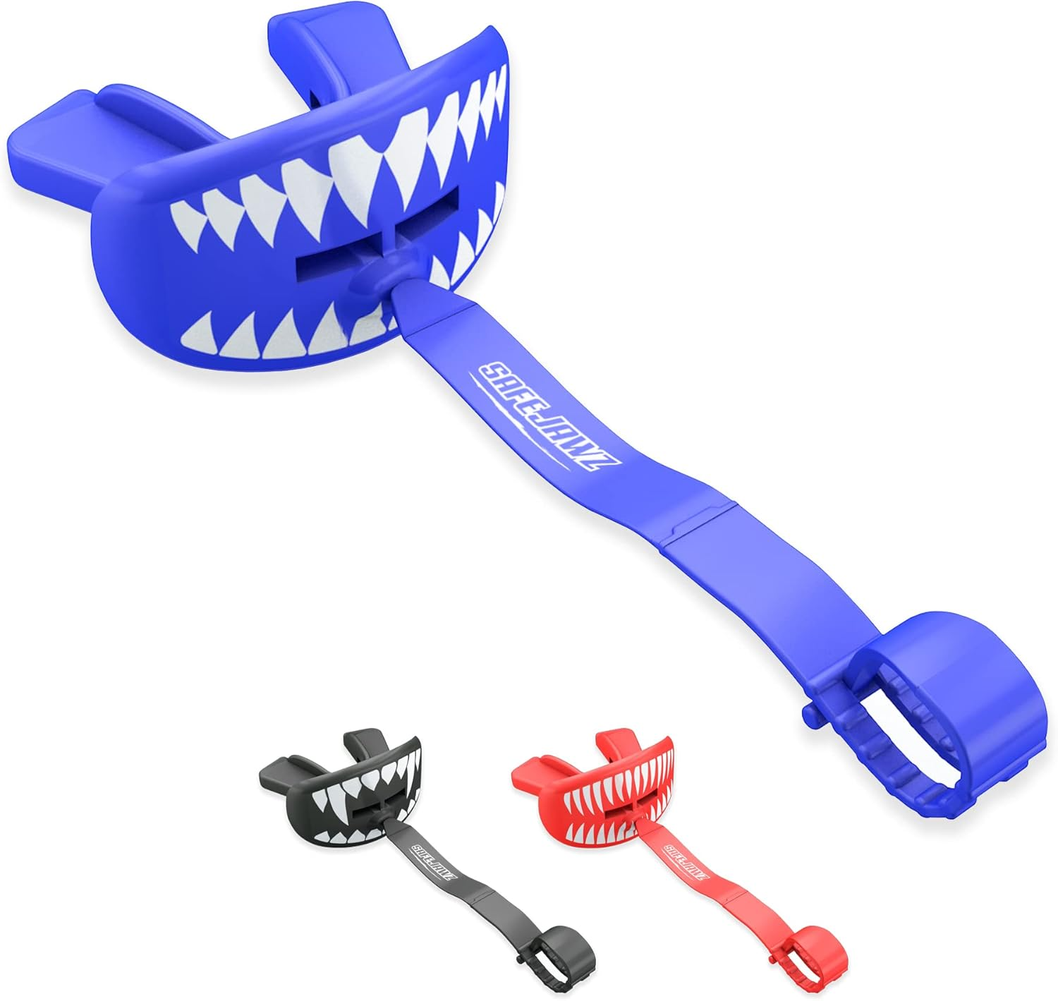 SAFEJAWZ Lip Protector, Adults and Junior Teeth Guard for Rugby, Football, Lacrosse, American Football and Contact Sports (Shark) image number 2
