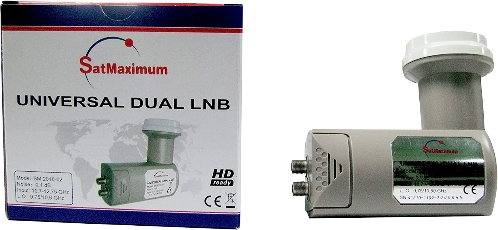 FTA Universal Ku Band LNB, Single, 0.1Db Satellite Dish LNBF, Linear, Polarized (0.1 Db, Single) image number 2