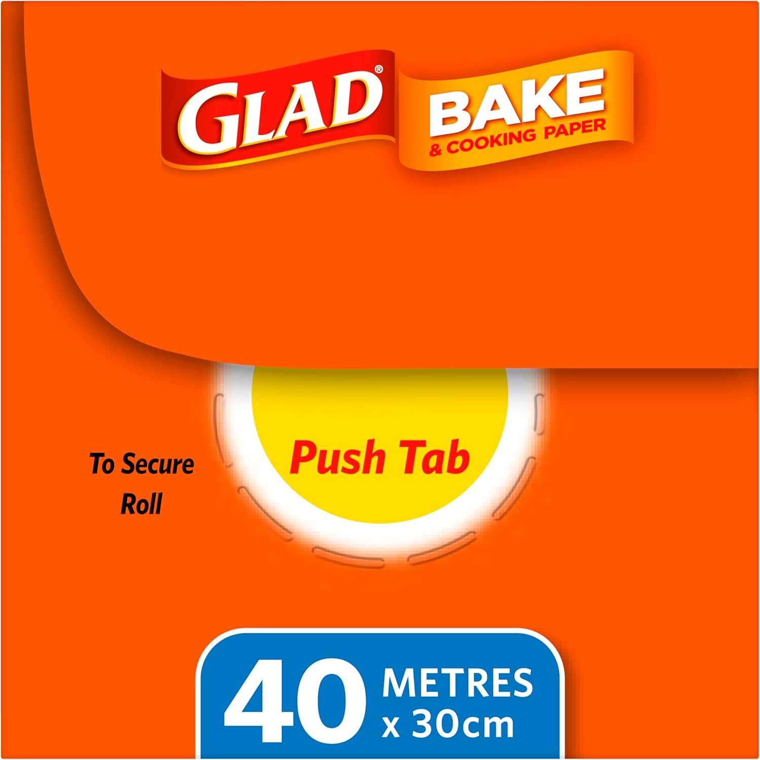 Glad Bake and Cooking Paper, 40 Metre Non-Stick Baking Paper from Glad for Everyday Use, 40M X 30Cm, 1 Count image number 2
