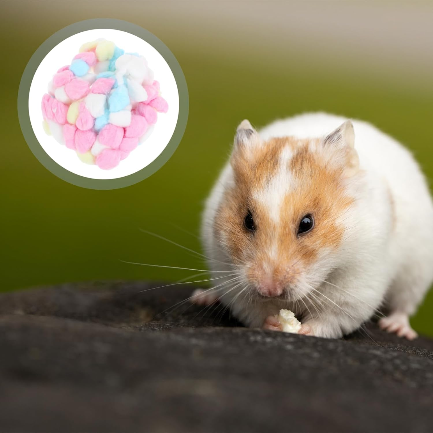 300Pcs Warm Cotton for Hamsters Nesting Material Quilts for Animals for Creating Comfortable Sleeping Spaces image number 5