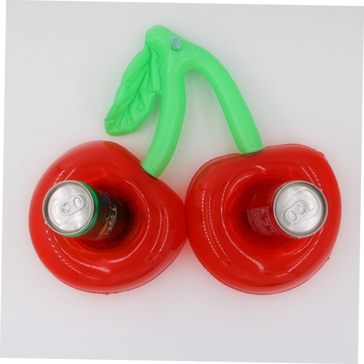 KICHOUSE Inflatable Cherry Drink Holder 2Pcs Floating Cup Holders for Pool Party Reusable Beach Pool Party Favor image number 3