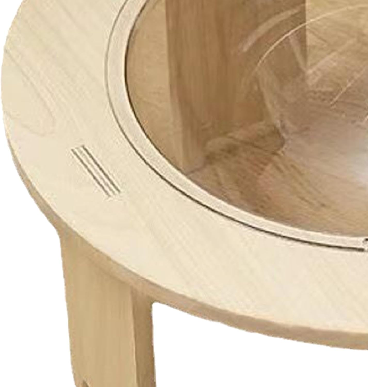 Capsule Cat Bed, Capsule Indoor Cat House, Transparent Clear Capsule Cat House, Detachable Wooden Elevated Cat Bed for Bedroom Balcony (Tama&ntilde;o Peque&ntilde;o 21 Pulgadas) image number 4