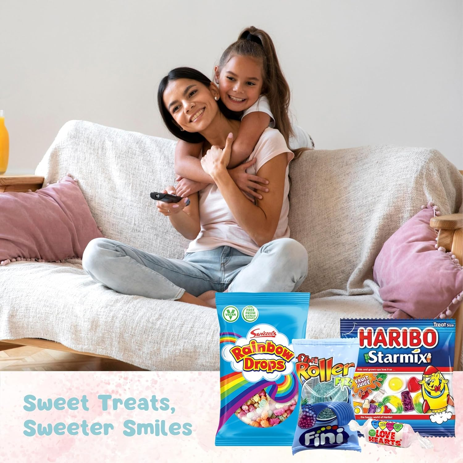 Kids Pamper Sets for Girls - Unicorn Eye Sleep Mask, 7Th Heaven Kids Face Mask, Kids Lip Balm, Bath Bomb, Unicorn Bath Sponge and Satin Scrunchie