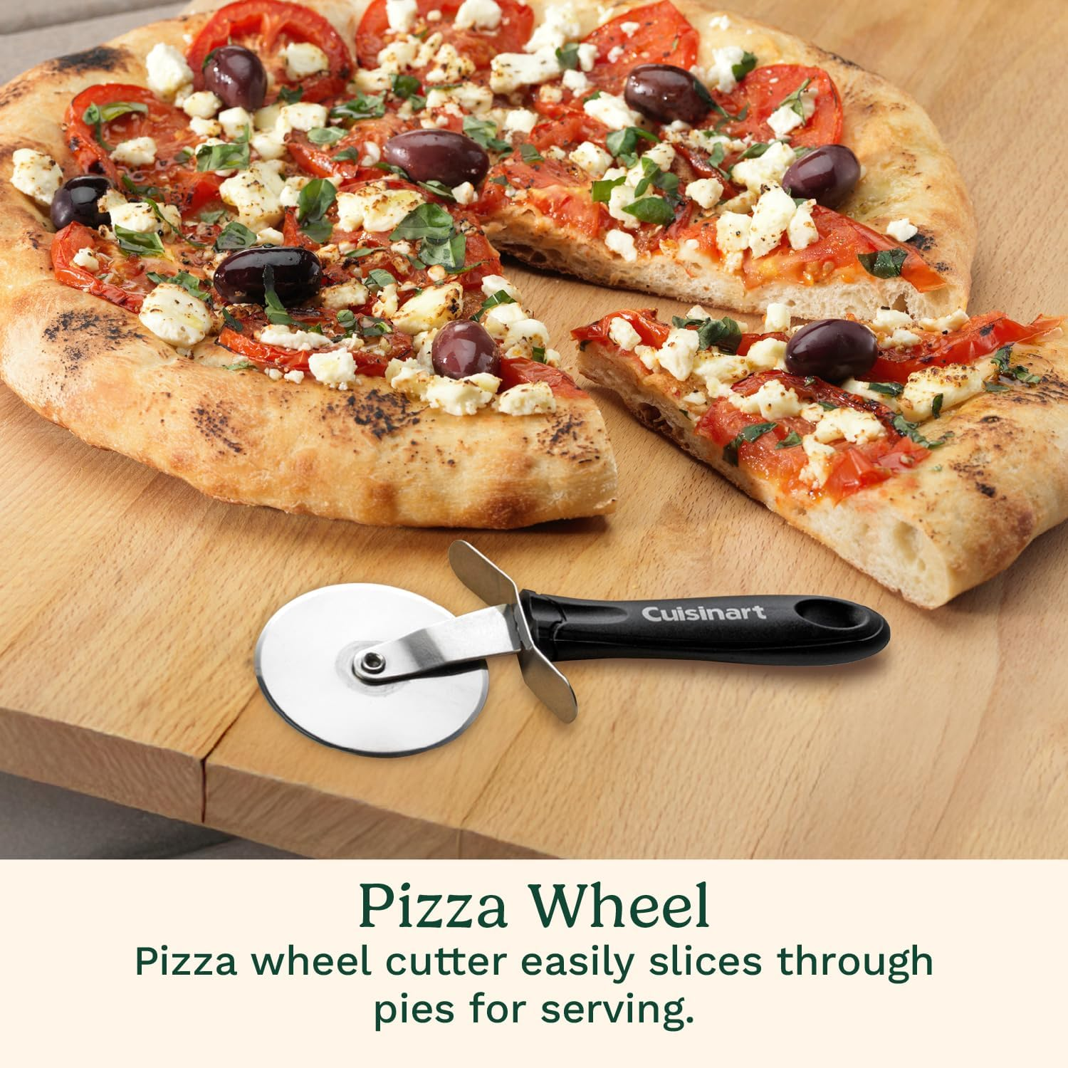 Cuisinart CPS-445, 3-Piece Pizza Grilling Set, Stainless Steel image number 4