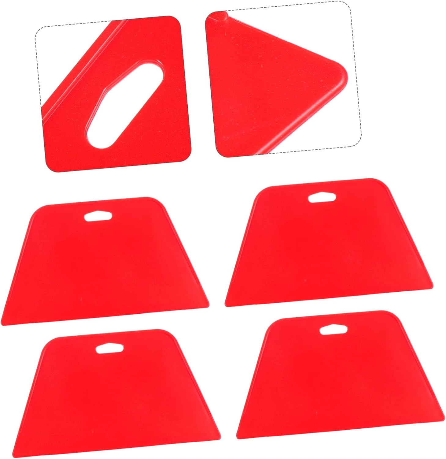 MERRYHAPY 4Pcs Car Window Tint Film Scraper Tool Set Multifunctional Film Installing Squeegees for Automotive Vinyl Wrap and Wallpaper Smoothing Professional Applicator Kit for Car Tint