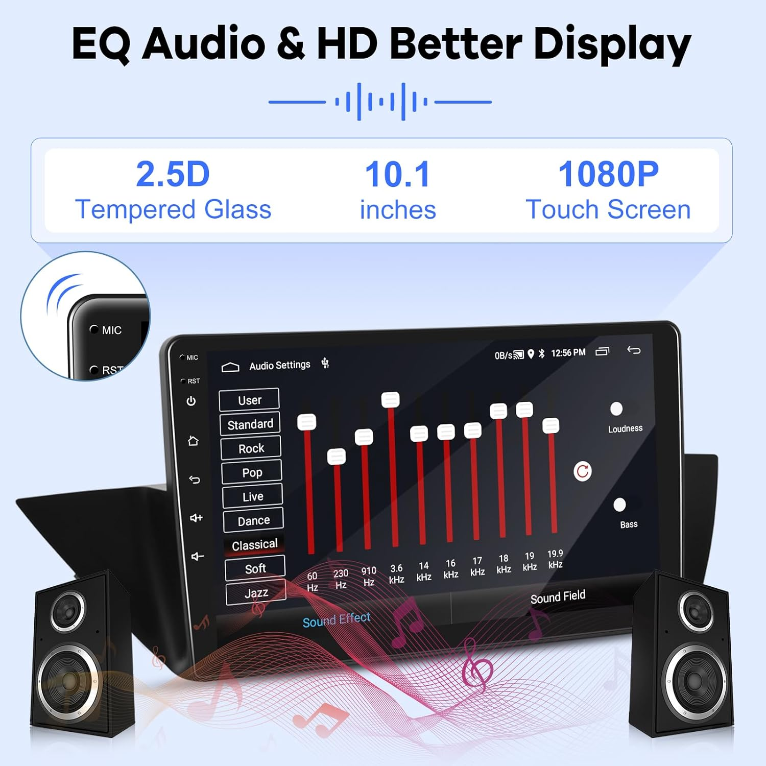 [2G+64G] Car Radio for BMW X1 E84 (2009-2015), 10 Inch Touch Screen Android 13 Car Play Stereo, Carplay/Android Auto/Eq Audio/Swc/Bluetooth + AHD Backup Camera