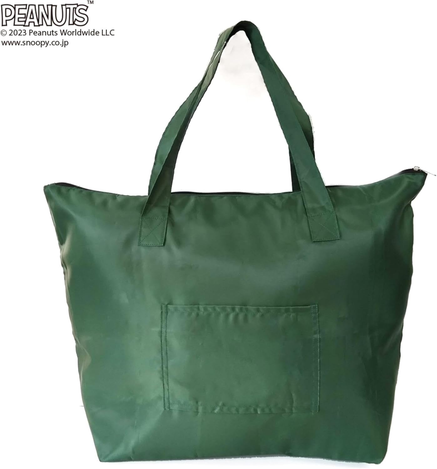 VANGUARD Snoopy Travel Portable Tote Bag, Large Capacity, 7.9 Gal (30 L), Water Repellent, Storage Bag Included (Folding Function That Can Be Set in Suitcases), SNOOPY Boat, Khaki, Height 16.1 X Width image number 2