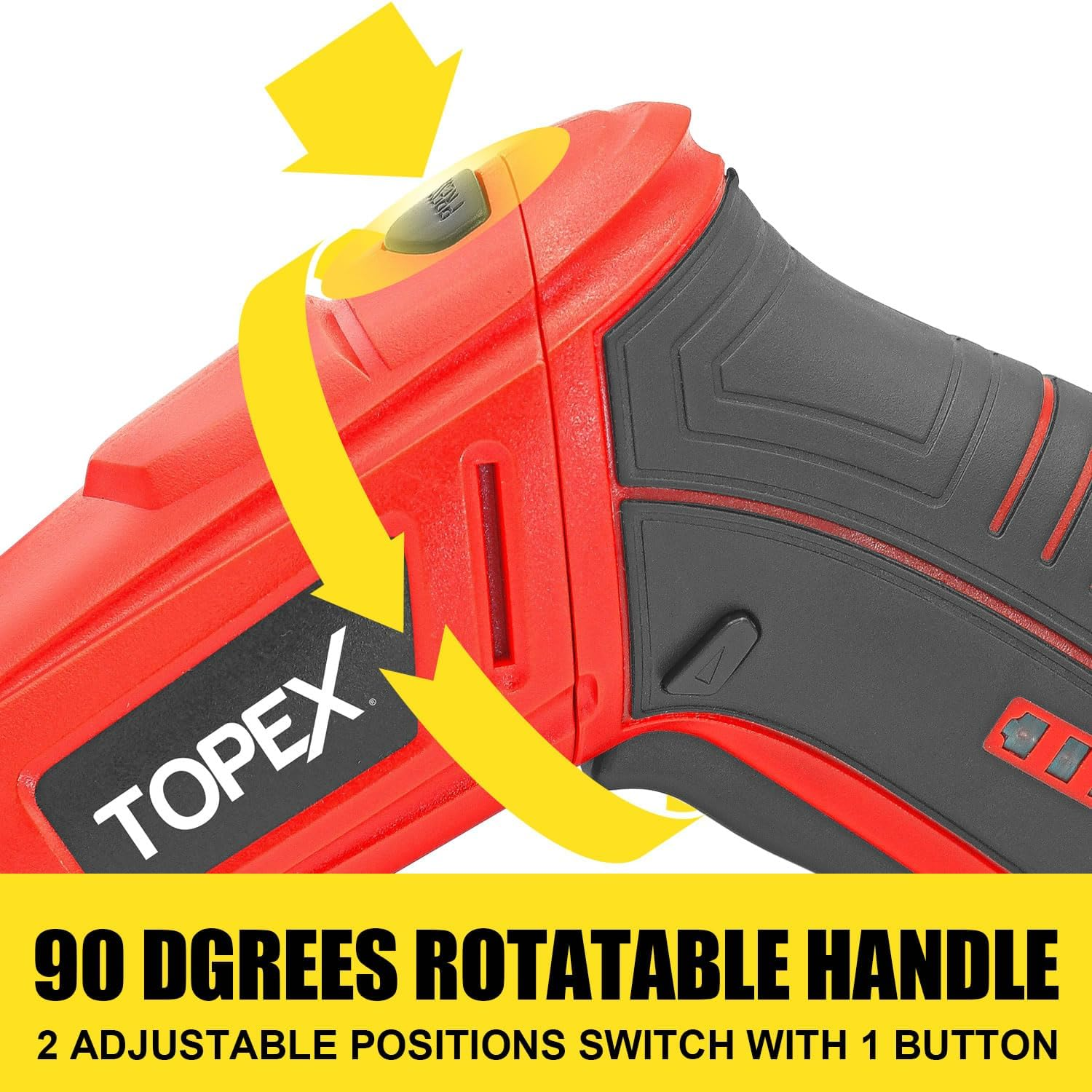 TOPEX 82 Piece Electric Screwdriver Set 4V Max Cordless Screwdriver Set CRV Screw Bits image number 1