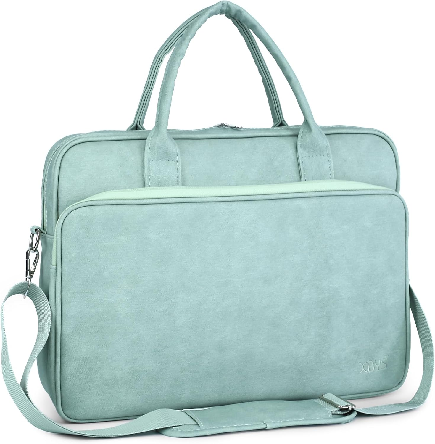 BAGZY Laptop Bag for Women Men 14/15.6 Inch Laptop Briefcase Laptop Case for Men Waterproof Messenger Shoulder Bag Large Work Tote Bag Handbag Document Bag for Office Business College Travel