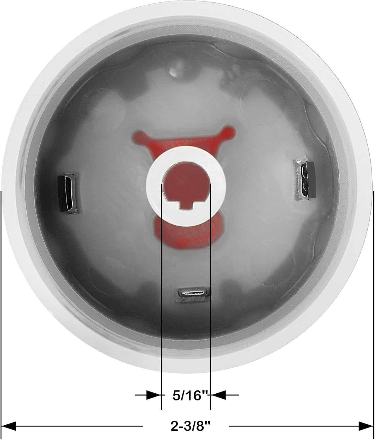 NOVINO Grill Knobs for Weber Summit,6-Pack 91538 Lighted Control Grill Knobs for Weber Summit 2012+ 400/600 Series E-470 670, S-460 470 660 670