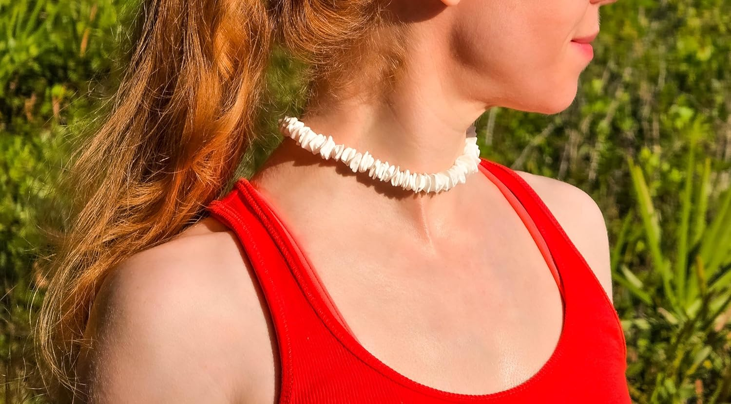 Bluerica Puka Chip Shells Necklace image number 4