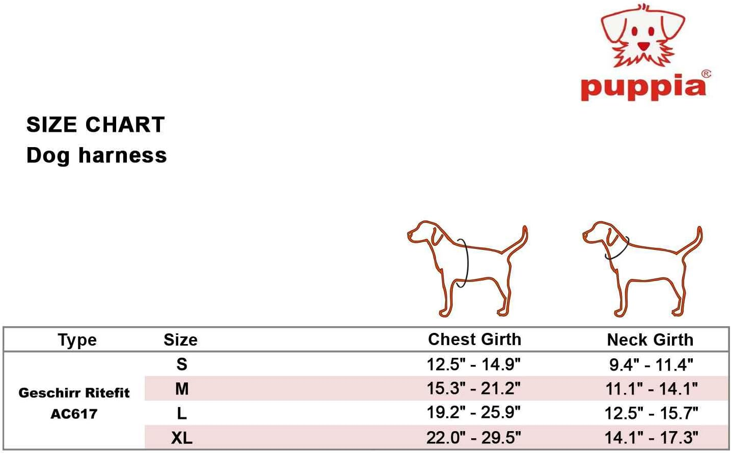 Authentic Puppia Ritefit Harness with Adjustable Neck image number 4