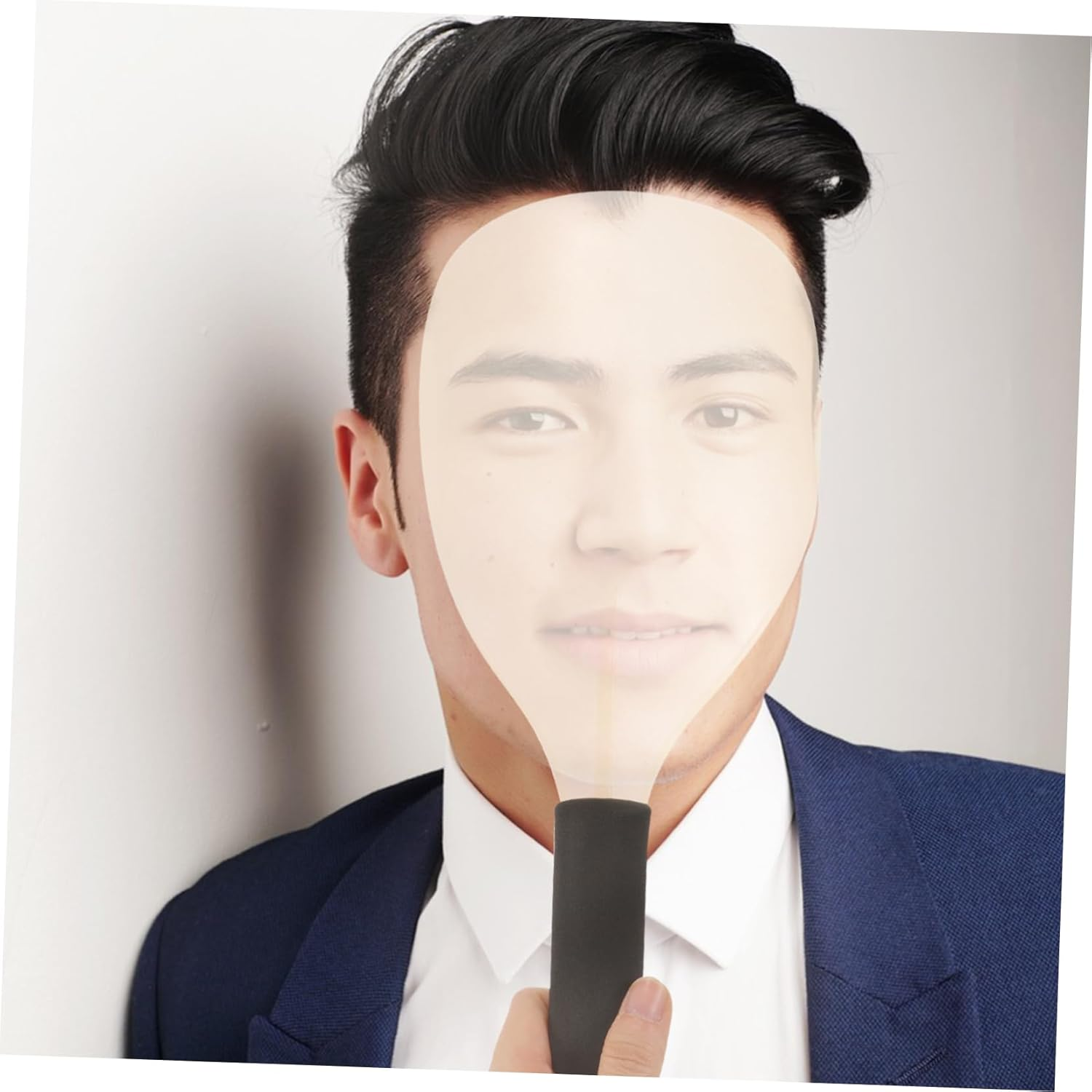 SOESFOUFU Barber Haircut Face Mask Hairspray Face Mask Shield Plastic Cover Hairdressing Tool