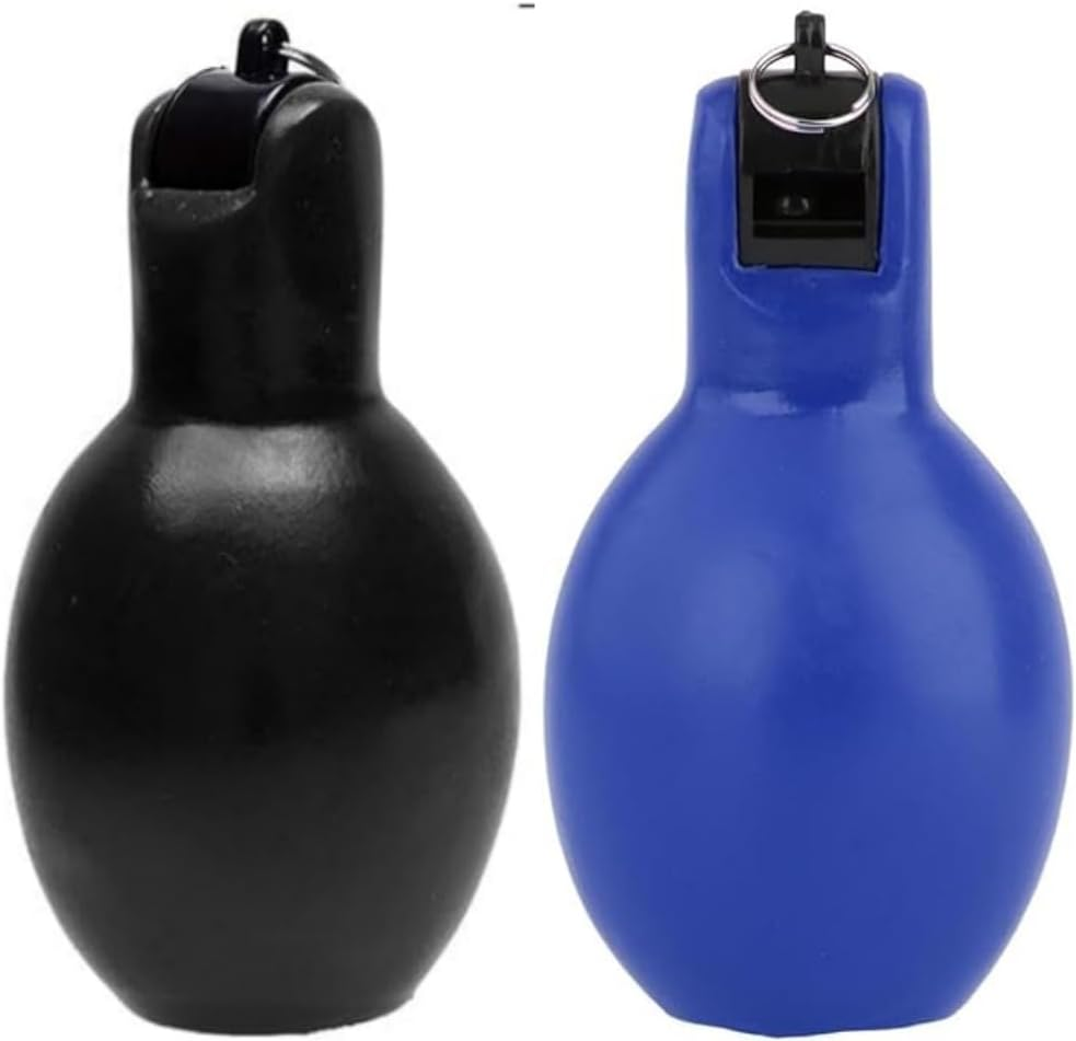 Jindizi 2Pcs Portable Hand Squeeze Whistles Coaches Whistle Manual Sports Trainer Whistles, Squeeze Whistle,Hand Squeeze Whistles Coaches Whistle Loud Manual Sports Trainer Whistle for Training image number 2