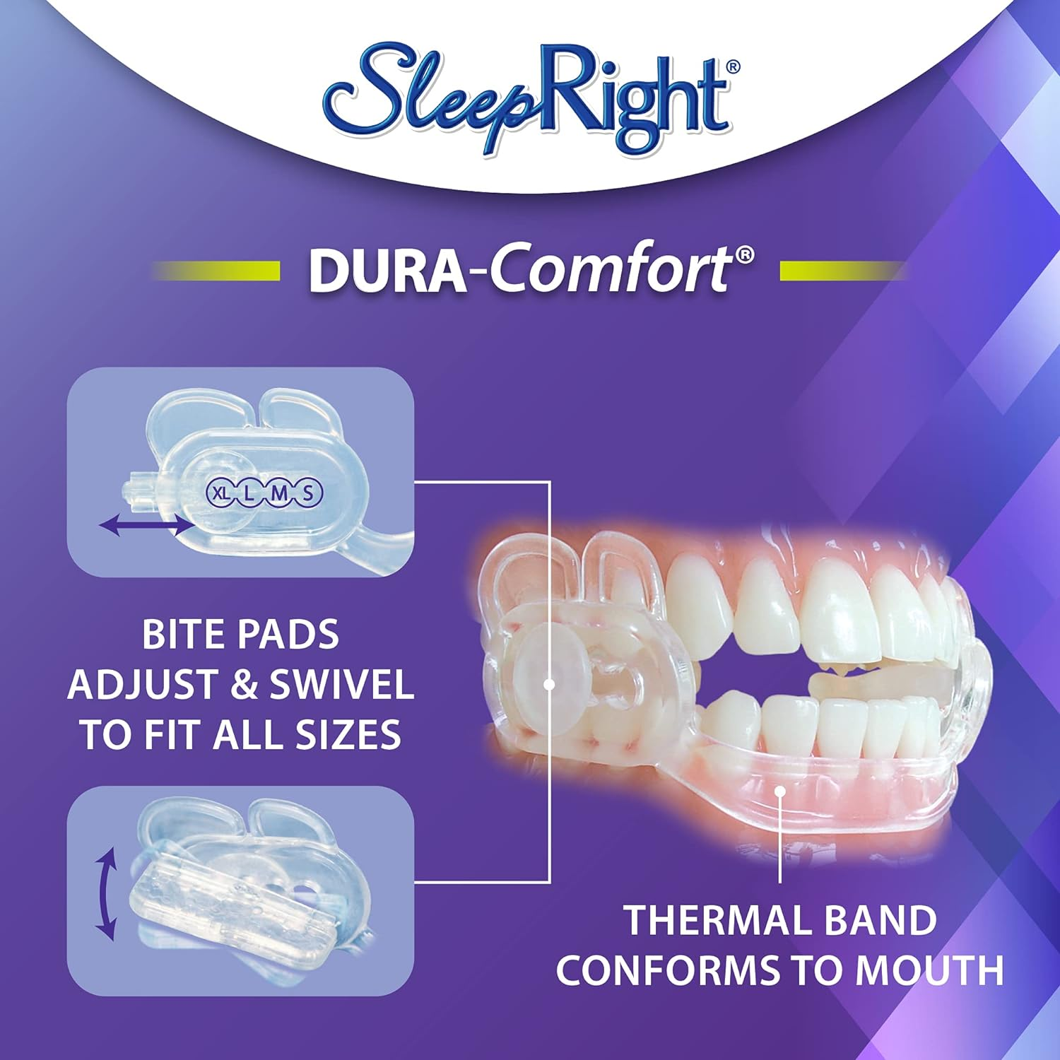 Sleepright Dura-Comfort Dental Guard - Mouth Guard to Prevent Teeth Grinding image number 6