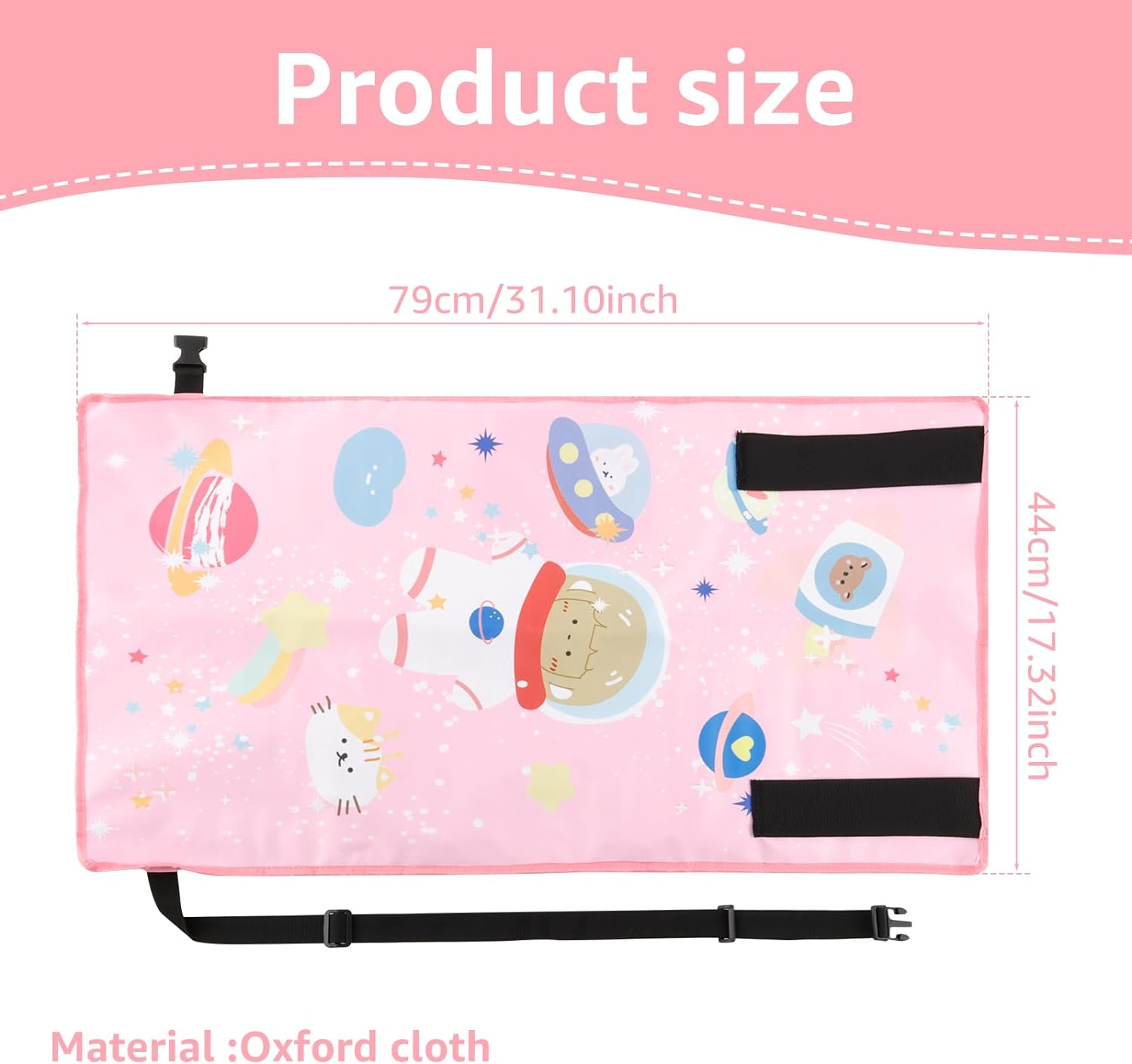 Kids Airplane Bed Toddler Plane Bed Baby Airplane Bed Kids Airplane Footrest Toddler Plane Seat Extender Kids Airplane Seat Extender Airplane Kids Bed for Flying Flights (Pink)