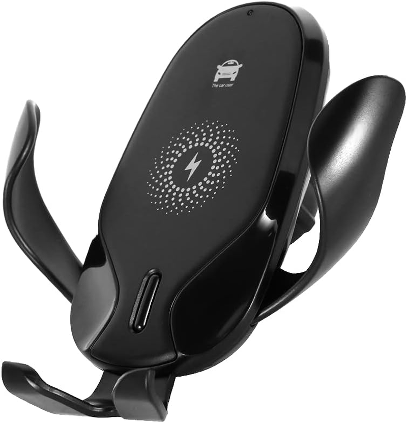 Wireless Car Charger,15W Qi Fast Charging Auto Clamping Car Charger Phone Mount， Windshield Dashboard Air Vent Phone Holder for Various Smartphones image number 2