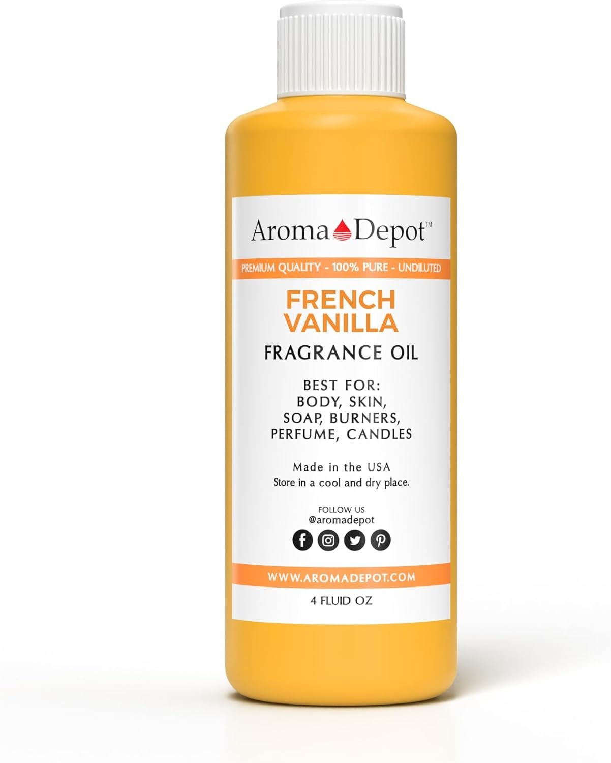 Aroma Depot French Vanilla Perfume/Body Oil (7 Sizes) Our Interpretation, Premium Quality Uncut Fragrance Oil Sweet Scent (4 Ounce Plastic Bottle (120Ml)) image number 5