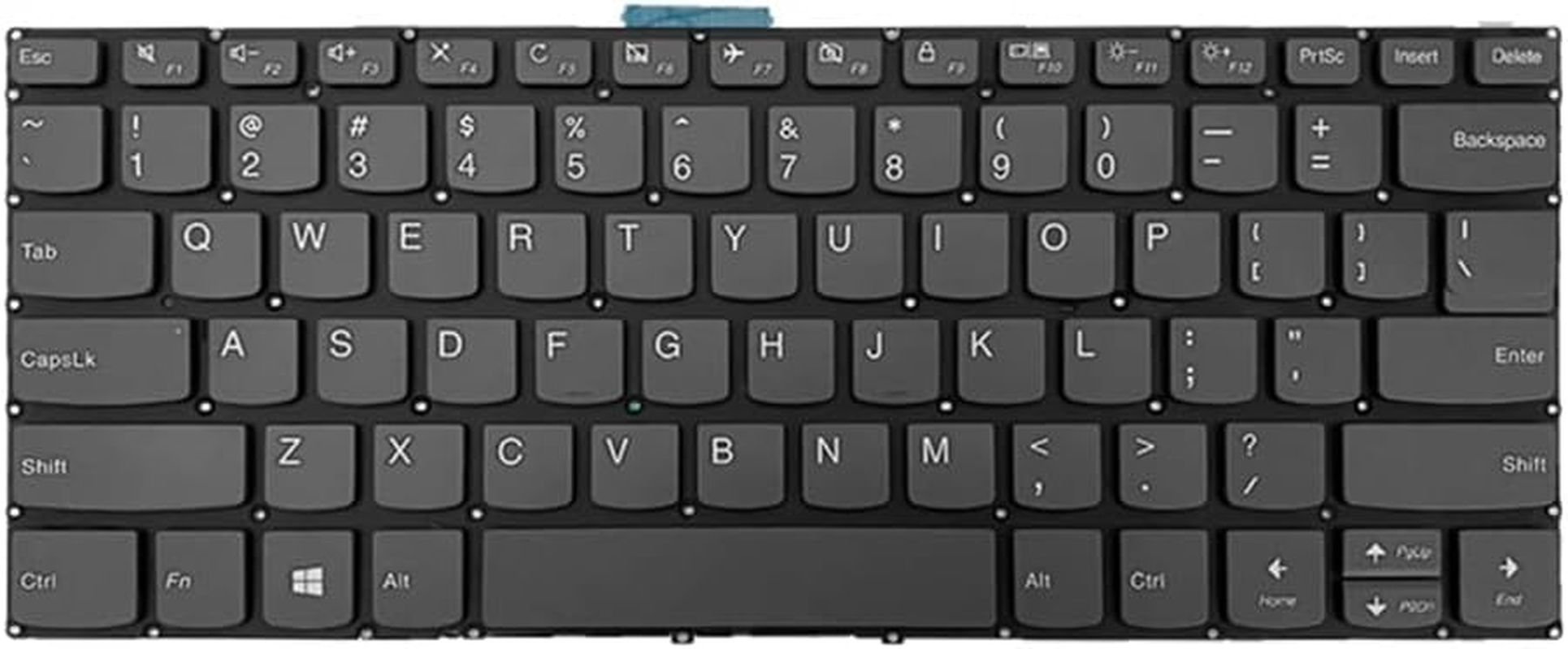 Laptop Keyboard for Lenovo Ideapad 3-14ADA05 3-14ARE05 3-14IGL05 3-14IML05 3-14ITL05 3-14IBR Black US United States Layout