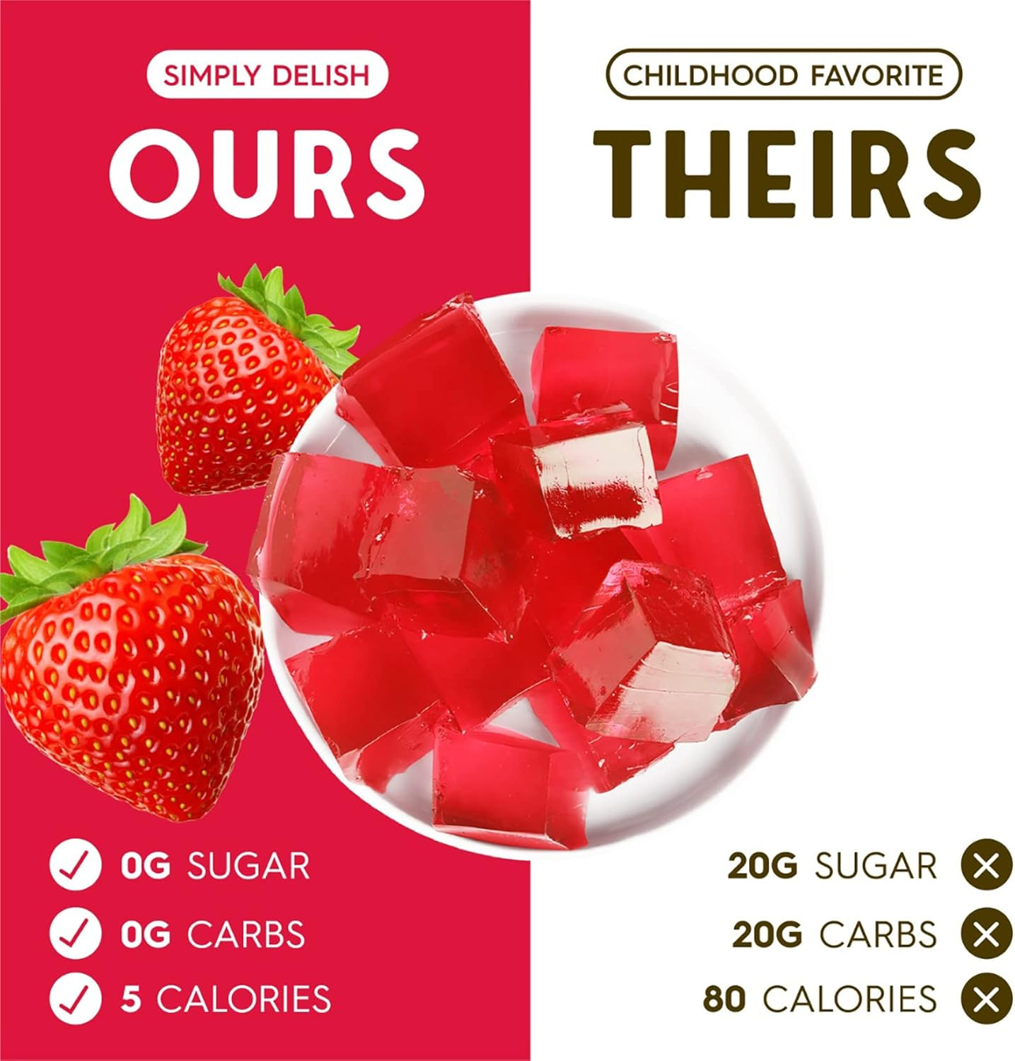 Simply Delish Natural Strawberry Flavour Jel Dessert 20 G image number 3