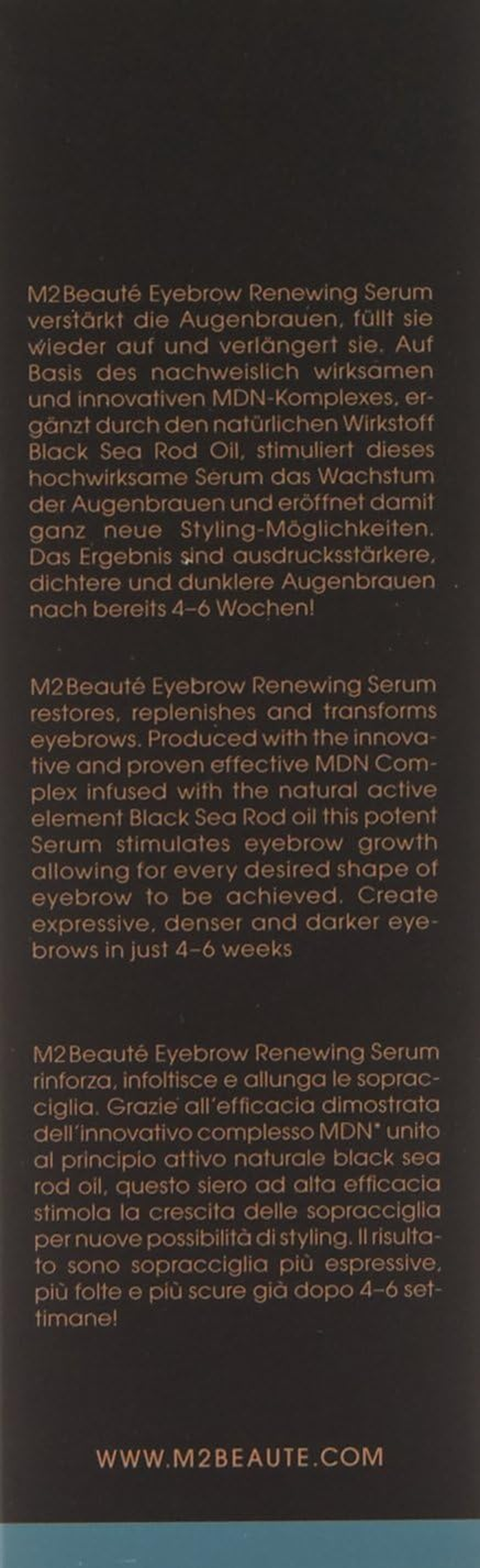 M2 Beaute Eyebrow Renewing Serum, 5.027 Ml Pack of 1 image number 3