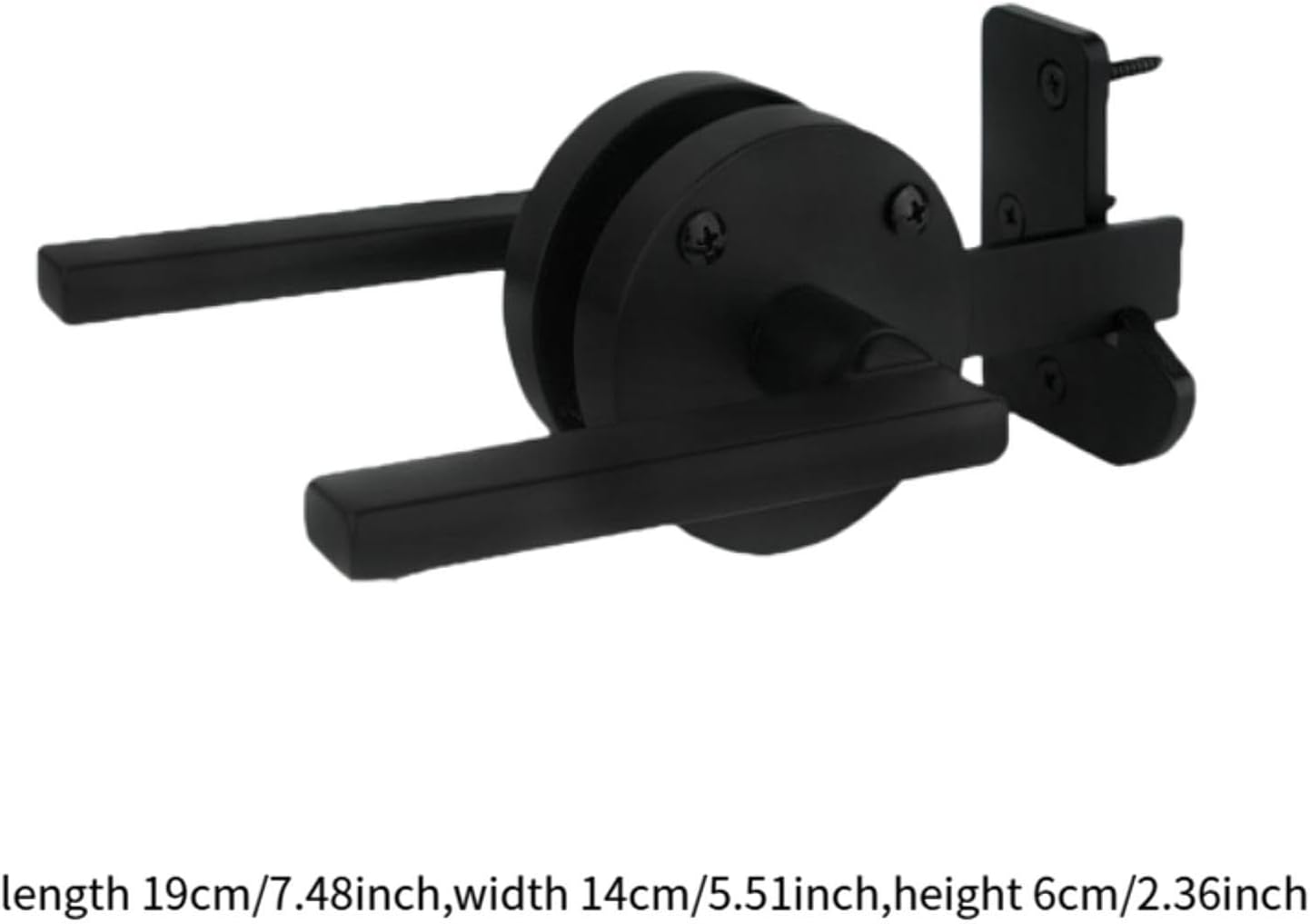 Leefasy Double Side Gate Latch Gate Hardware Professional High Performance Steel Heavy Duty for Shed Wooden Gates Yard Outdoor Fence image number 1