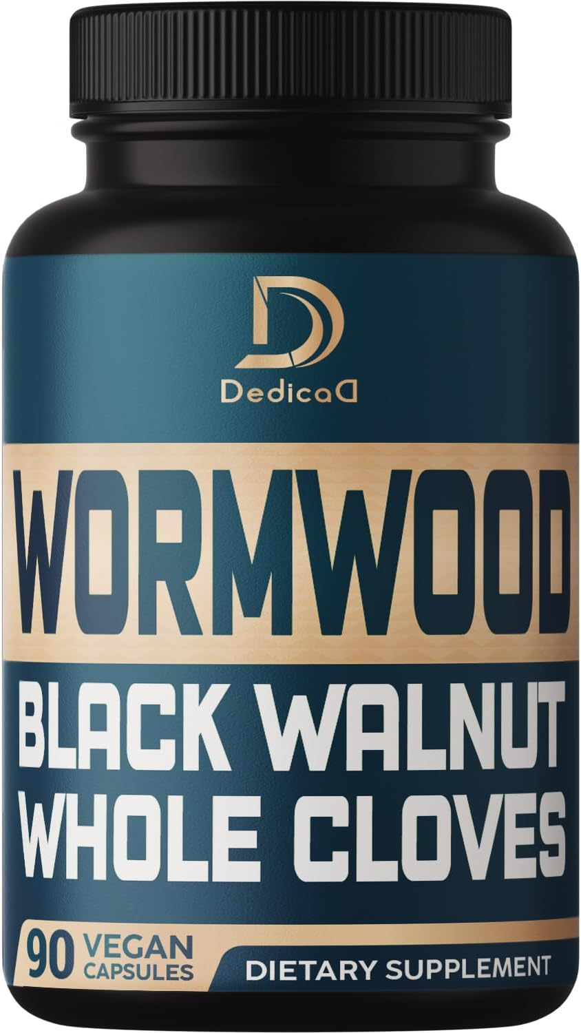 12In1 Wormwood Extract - 3 Month Supply - 90 Capsules - 12 Herbs Blended Black Walnut Hulls, Clove & More image number 6